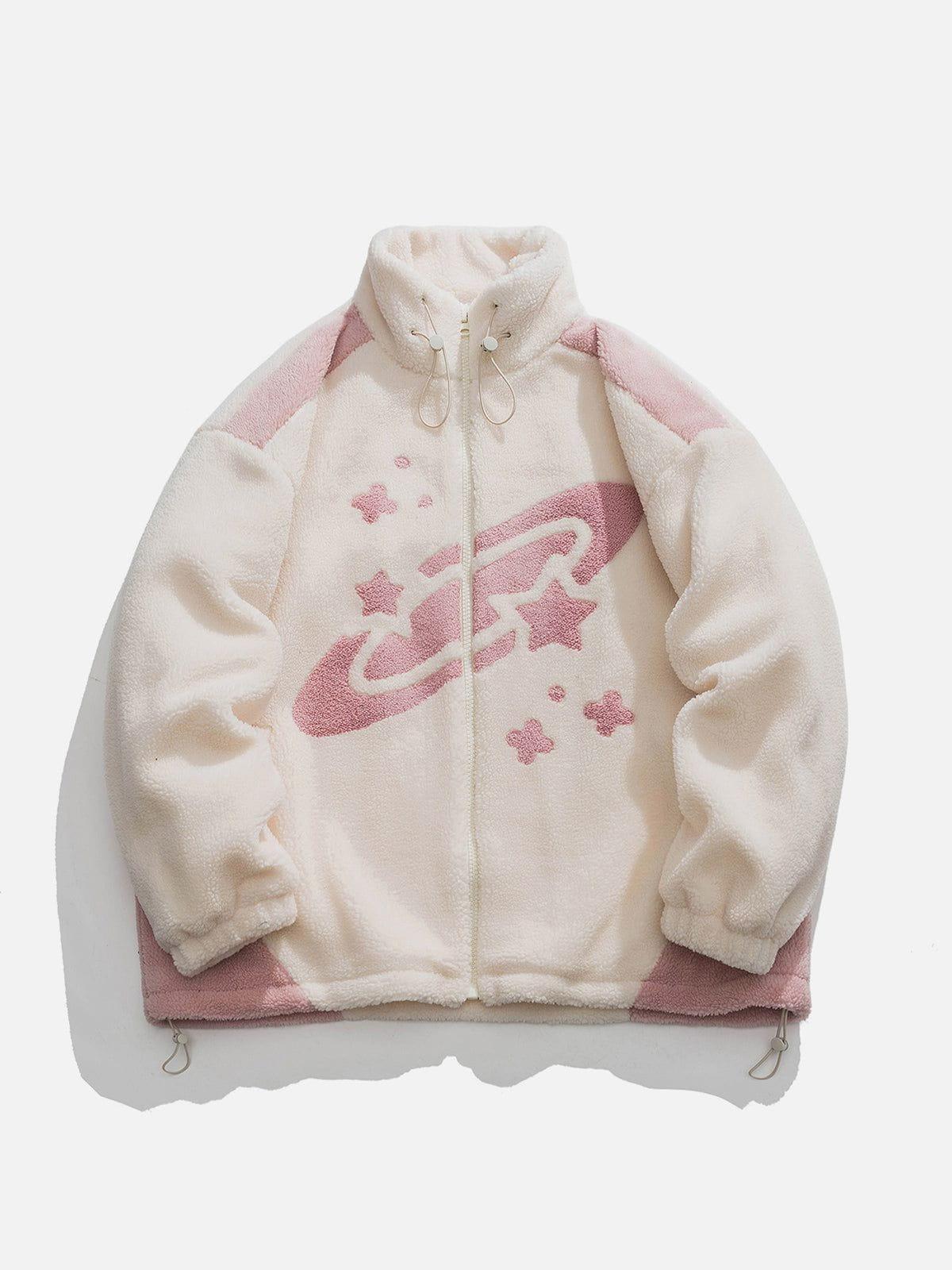 Concert Outfit Star Sky Sherpa Coat Concert Outfit Star Sky Sherpa Coat