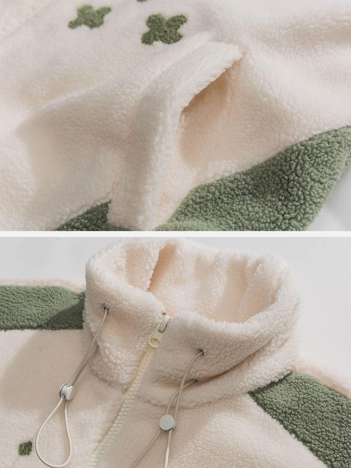 Concert Outfit Star Sky Sherpa Coat Concert Outfit Star Sky Sherpa Coat