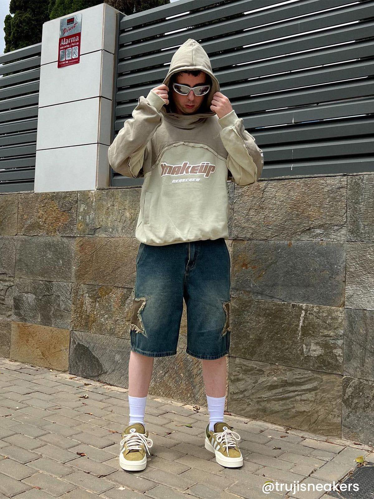 Concert Outfit Star Tassel Patch Gradient Jorts Concert Outfit Star Tassel Patch Gradient Jorts