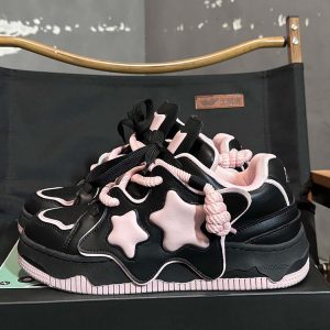Concert Outfit Star Thick Bottom Board Shoes Couple