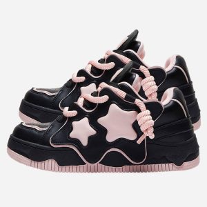 Concert Outfit Star Thick Bottom Board Shoes Couple