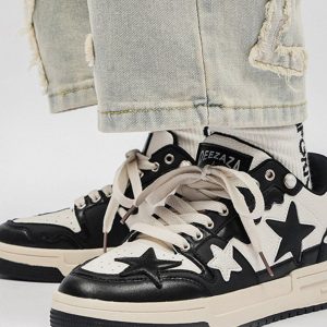 Concert Outfit Star Thick Bottom Skate Shoes