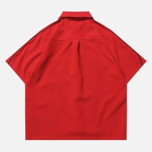 Concert Outfit Star Zipper Design Shirt