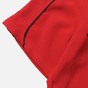 Concert Outfit Star Zipper Design Shirt