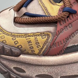 Concert Outfit Stitching Letter Tire Sole Platform Sneakers