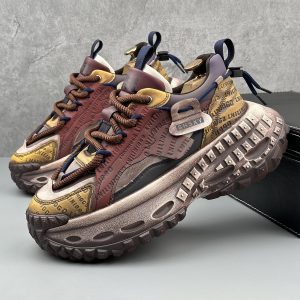 Concert Outfit Stitching Letter Tire Sole Platform Sneakers