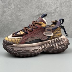 Concert Outfit Stitching Letter Tire Sole Platform Sneakers