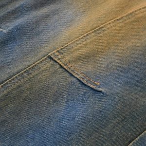 Concert Outfit Straight-Leg Patchwork Mud-Dyed Jeans