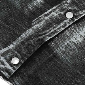 Concert Outfit Street Batik Deconstructed Split Jeans