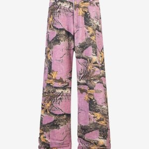 Concert Outfit Street Branch Camouflage Pants