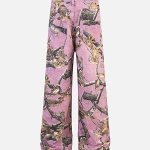 Concert Outfit Street Branch Camouflage Pants