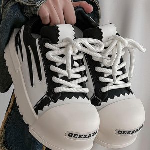 Concert Outfit Street Contrast Color Casual Sneakers