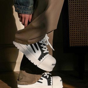 Concert Outfit Street Contrast Color Casual Sneakers