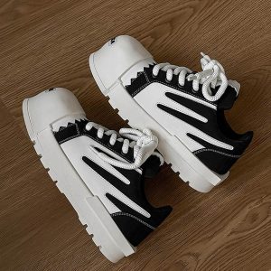 Concert Outfit Street Contrast Color Casual Sneakers