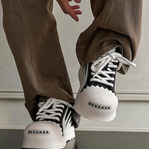 Concert Outfit Street Contrast Color Casual Sneakers