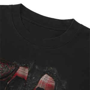 Concert Outfit Street Contrast Color Embroidered T-Shirt