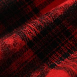 Concert Outfit Street Creative Pin Print Plaid Shirt