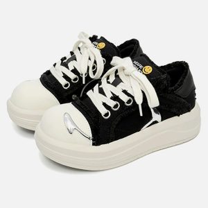 Concert Outfit Street Deconstructed Split Whisker Sneakers