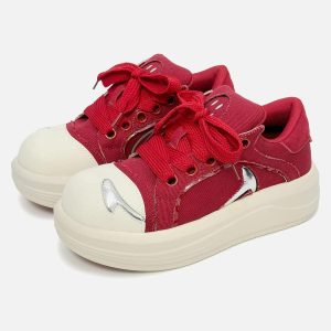 Concert Outfit Street Deconstructed Split Whisker Sneakers