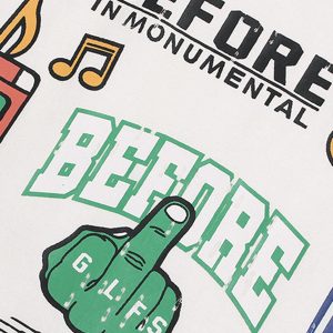 Concert Outfit Street Graphic Print T-Shirt