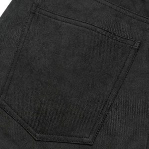 Concert Outfit Street Hip-Hop Structure Zipper Design Washed Jeans