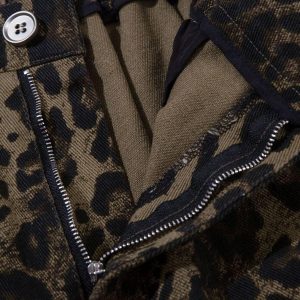 Concert Outfit Street Leopard Print Shorts