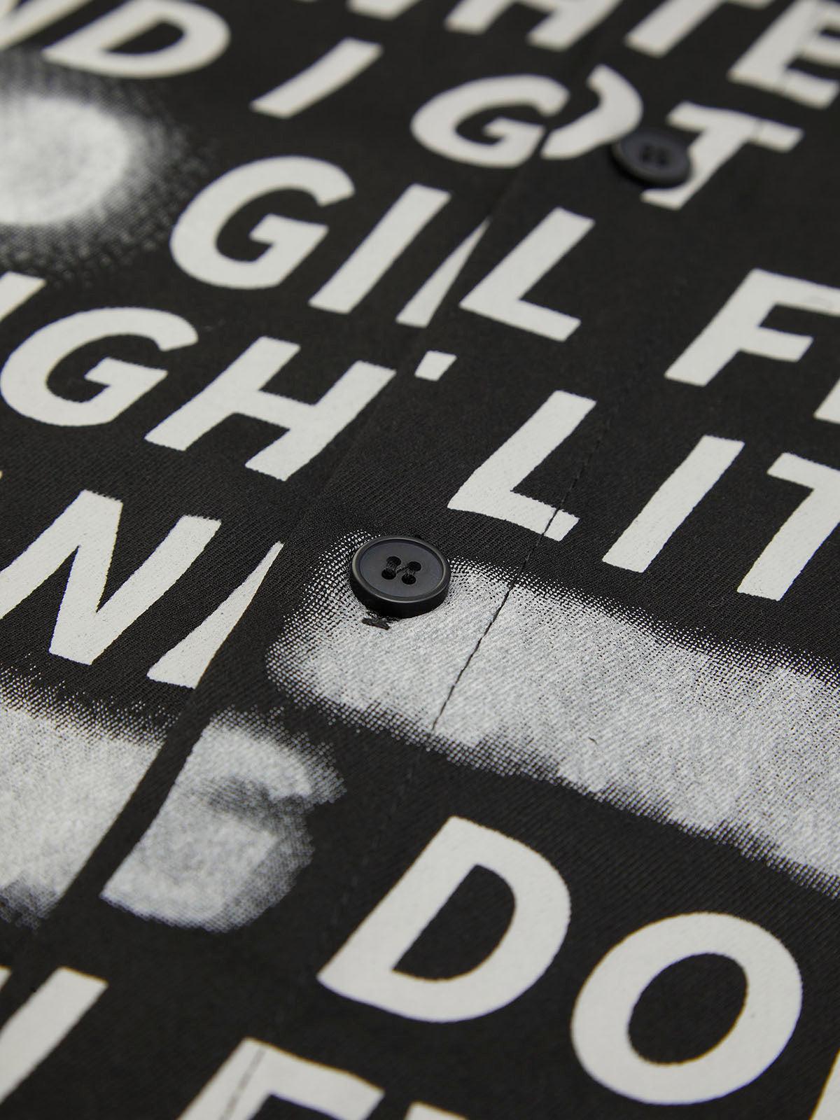 Concert Outfit Street Letter Print Short Sleeve Shirt Concert Outfit Street Letter Print Short Sleeve Shirt