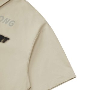 Concert Outfit Street Letter Print Short Sleeve Shirt