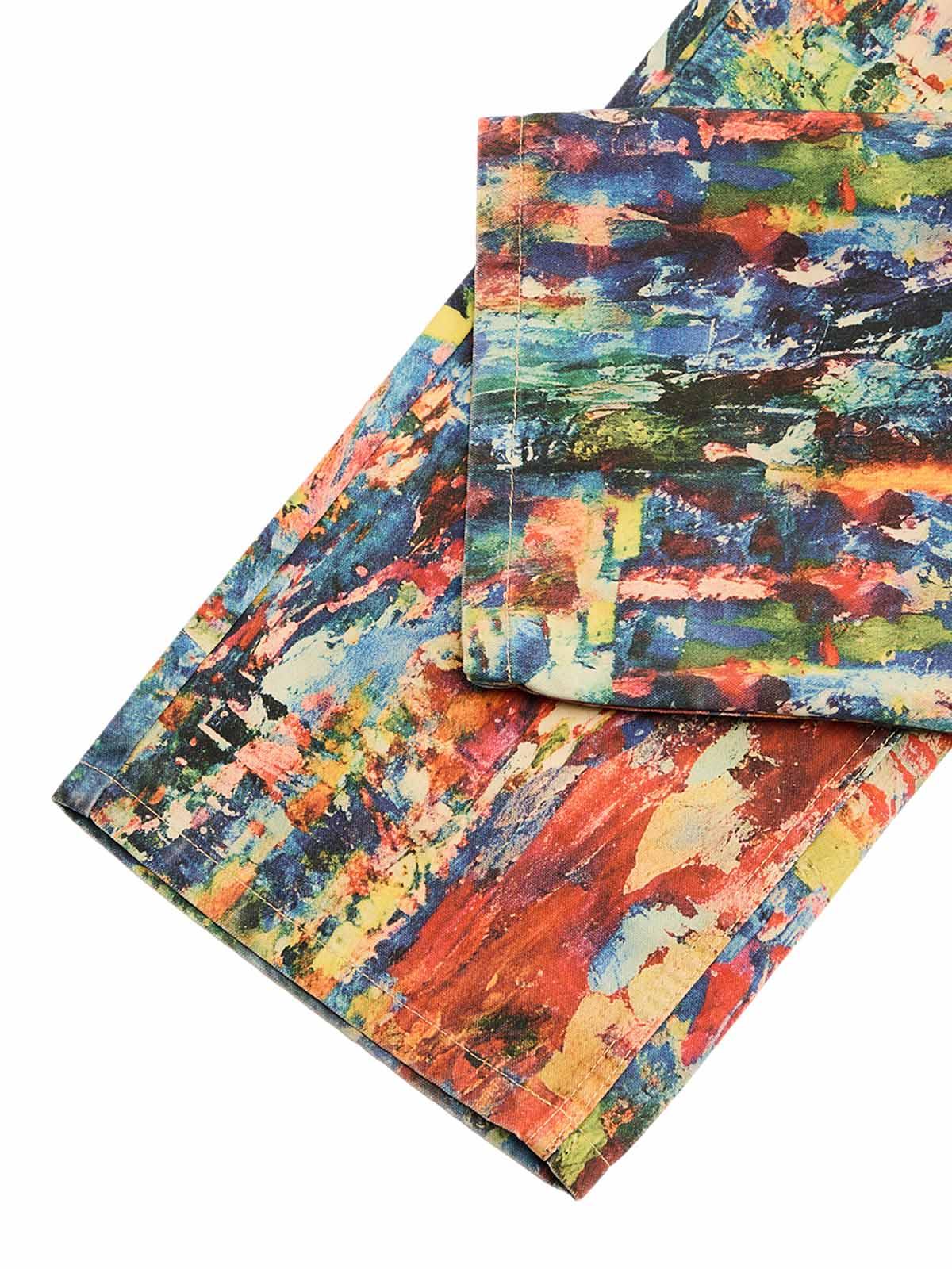 Concert Outfit Street Oil Painting Color Straight Jeans Concert Outfit Street Oil Painting Color Straight Jeans