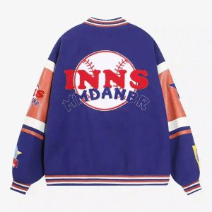 Concert Outfit Street Patchwork Embroidered Baseball Jacket