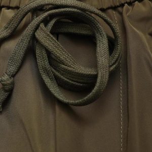 Concert Outfit Street Patchwork Personalized Multi-Pocket Shorts