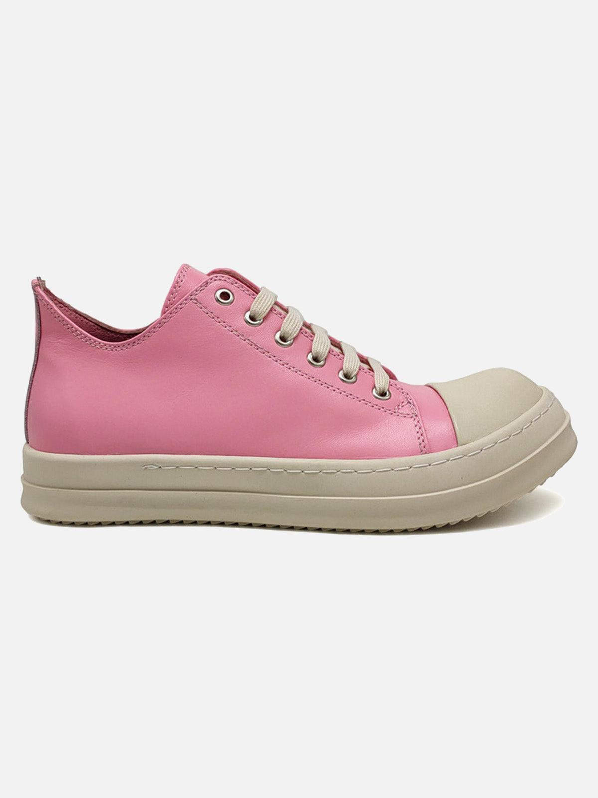 Concert Outfit Street Pink Leather Low-Top Sneakers Concert Outfit Street Pink Leather Low-Top Sneakers