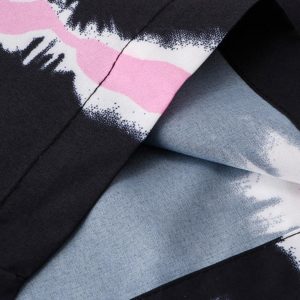 Concert Outfit Street Print Butterfly Short Sleeve Shirt