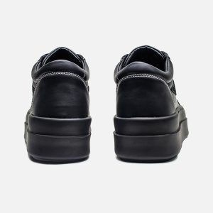 Concert Outfit Street PU Leather Sneakers