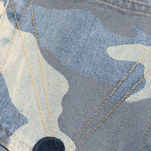 Concert Outfit Street Retro Camouflage Baggy Jeans