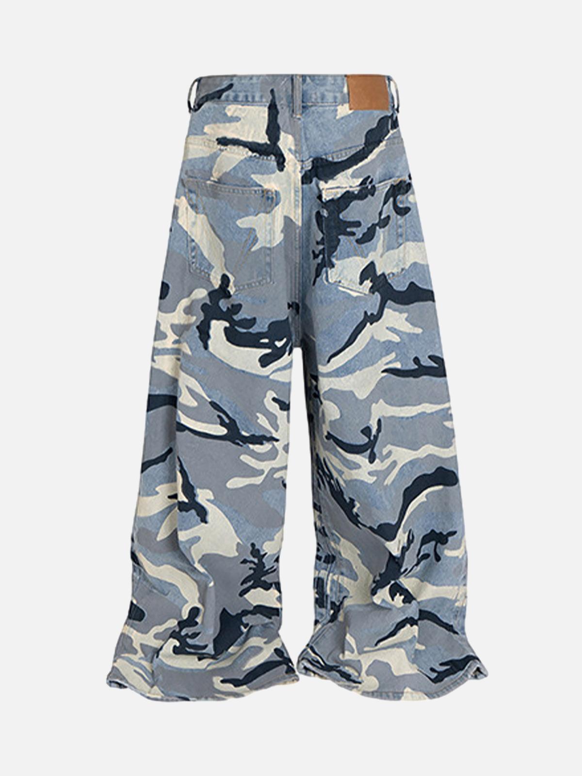 Concert Outfit Street Retro Camouflage Baggy Jeans Concert Outfit Street Retro Camouflage Baggy Jeans