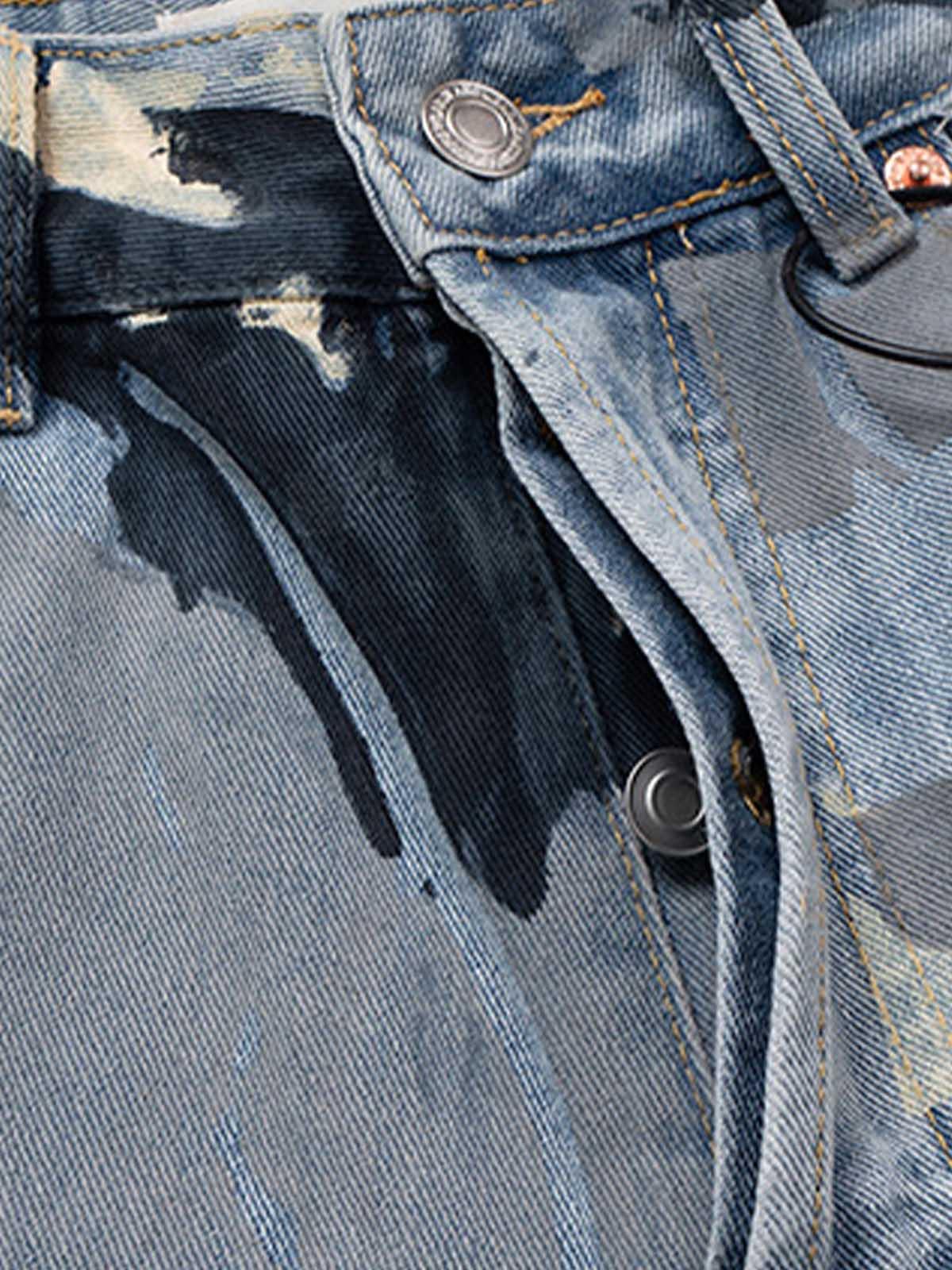 Concert Outfit Street Retro Camouflage Baggy Jeans Concert Outfit Street Retro Camouflage Baggy Jeans