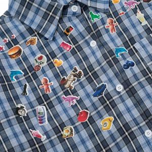 Concert Outfit Street Retro Cleanfit Plaid Shirt