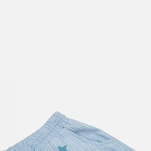 Concert Outfit Street Retro Star Vertical Stripes Trousers