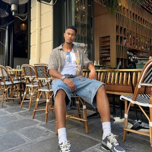 Concert Outfit Street Reversible Short-Sleeved Shirt