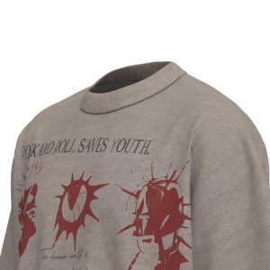 Concert Outfit Street Rock & Roll Graphic T-Shirt