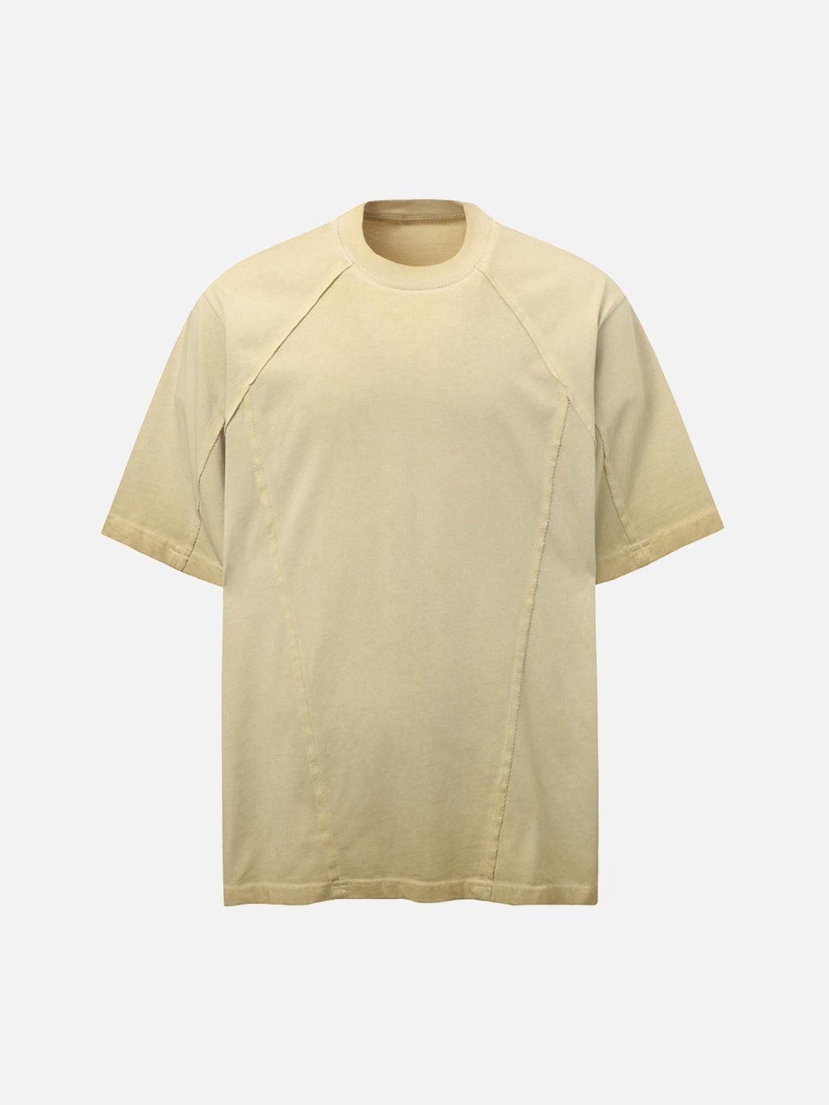 Concert Outfit Street Split Studded Patch T-Shirt Concert Outfit Street Split Studded Patch T-Shirt