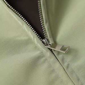 Concert Outfit Street Stars Embroidered Zip-Up Jacket