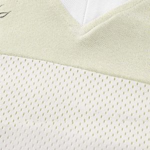 Concert Outfit Street Stitching Mesh Character Print T-Shirt