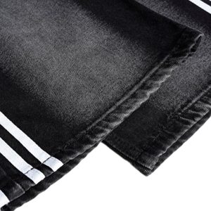 Concert Outfit Street Stripe Paneled Work Jeans