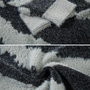 Concert Outfit Striped Knit Sweater