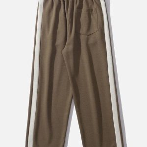 Concert Outfit Striped Patchwork Pants