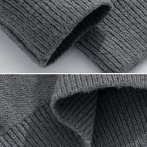 Concert Outfit Stripes Splicing Sweater