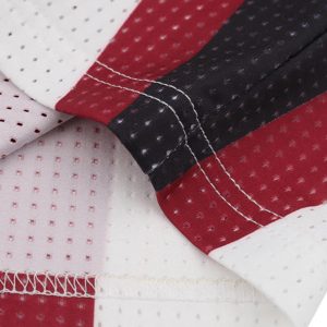 Concert Outfit Stylish Striped Sports Jersey T-Shirt