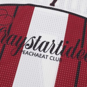 Concert Outfit Stylish Striped Sports Jersey T-Shirt